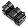 JALIAMTE Master Power Window Switch with RED Light Front Left Driver Side Button Compatible with GMC Acadia 2007-2016 Replace OEM 20945224 901990