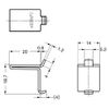 sugatune工業 Stainless Shelf Bracket SPF – 20 SPF – 20wt White