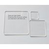 Blank Clear Acrylic Square Material,Plexi