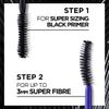 2 x L'Oreal Paris Pro XXL Extension 2 Step Mascara - Black
