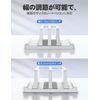 VAYDEER Laptop Stand PC Stand Vertical 2 Stand Holder Adjustable Width ABS Plastic for Tablet/iPad/MacBook Pro Air Vertical - White
