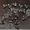 100Pcs 5mm Soft Rubber Earring Backs - Secure Fit for Stud Earrings-NEW