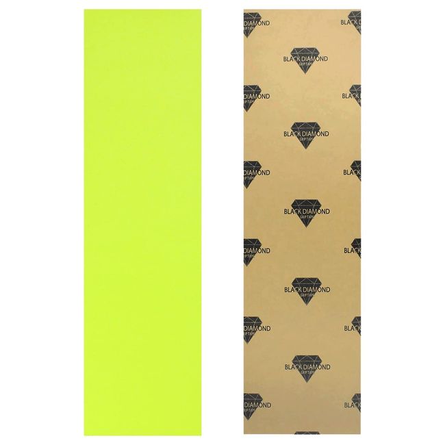 Black Diamond Longboard Skateboard Grip Tape Sheet 10" x 48" Yellow