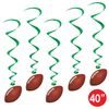 Beistle Football Whirls 5 Count