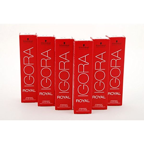 Schwarzkopf Igora Royal 7 4 60 ml Pack of 6 (6 x 60 ml)