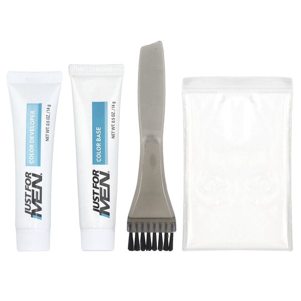 Mustache & Beard, Brush-In Color Gel, Blond M-10/15, 1 Kit