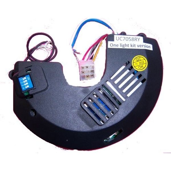 UC7068RY Ceiling Fan remote control receiver, one light kit version