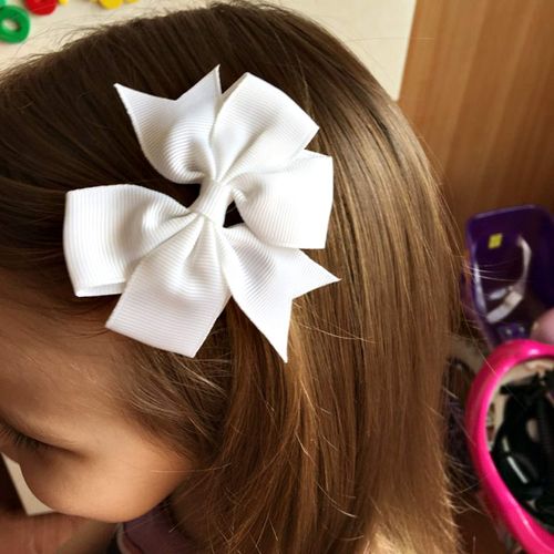 40Piece Boutique Grosgrain Ribbon Pinwheel Hair Bows Alligator Clips For Babies Toddlers Teens Gifts In Pairs