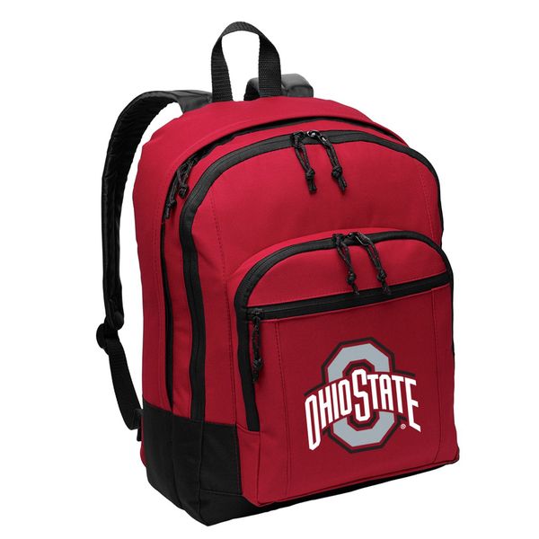 Broad Bay Ohio State University Backpack MEDIUM CLASSIC Style With Laptop Sleeve