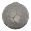 CK Products Plastic Soccer Ball Cake Pan, White