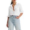 Levi's Women's Doreen Utility Shirt, bright white, XXS