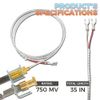 Pilot Burner & 750 Millivolt Thermopile Assembly for Furnace Controls Fitting