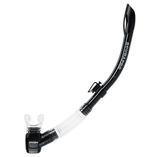 SCUBAPRO - Escape Snorkel with Valve Black