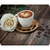 UCMDA Soft Non-slip Thick Rubber Mouse Mat/Pad 9 x 7.5 inches Rectangle Design - Cappuccino