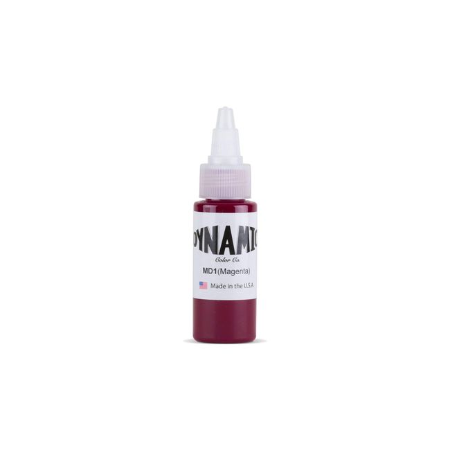 Dynamic Magenta Tattoo Ink – Professional Long-Lasting Tattooing Inks -1 Ounce Bottle