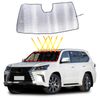 Windshield Sun Shade Compatible with Lexus LX570 2016-2023 Accessories,Front Window Sunshade Sun Visor Protector, Foldable Windshield Sunshade Sun Shield Blocks UV Rays