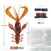 Goture Crowworm, 3.9 inches, 10 cm, 10.5 g, 8 Pack, Dark Red