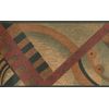 Contemporary Art Deco Rust Gold Black Modern Geometric Designed Wallpaper Border