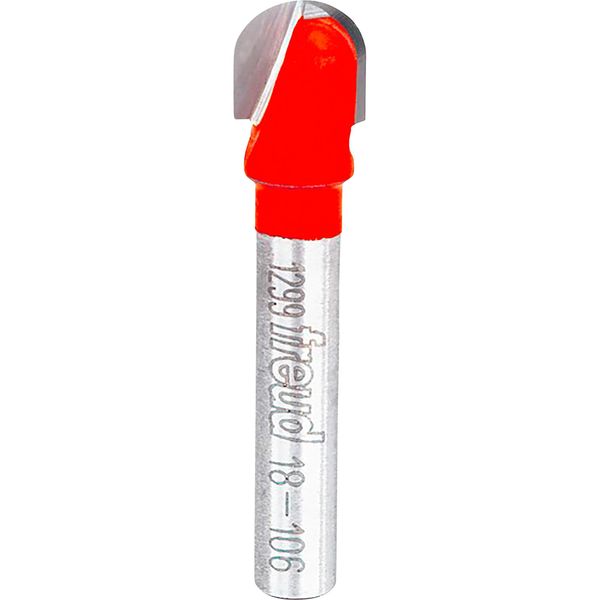 Freud 18-106: 3/16" Radius Round Nose Bit with 1/4" Shank
