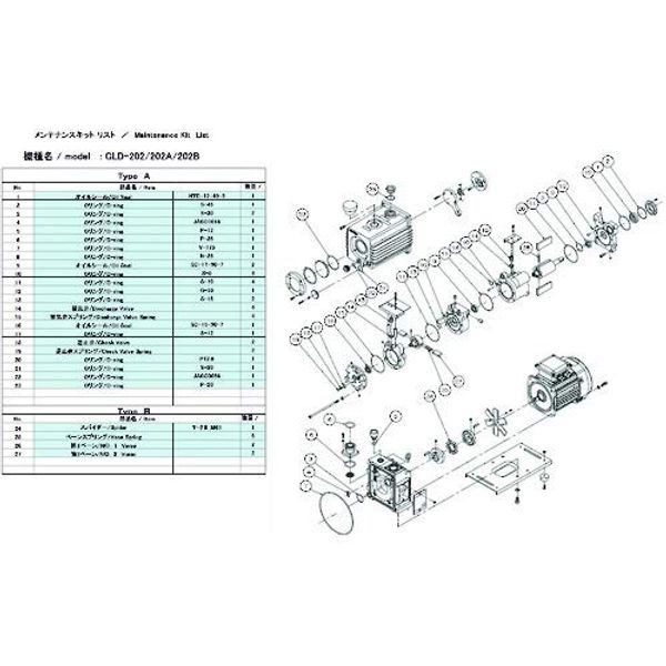 ULVAC GLD-202 Maintenance Kit B GLD-202