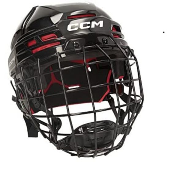 CCM Tacks 70 Combo Senior Helmet, Size: M, Colour: Black