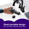 BURST Water Flosser for Teeth Cleaning – Cordless Water Flosser Picks for Plaque Removal Between Teeth, Braces & Dental Work – Electric & Portable Water Floss – Refillable 110mL Tank, 3 Modes – Black