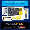 WallPeg Pegboard Wall Organizer & Garden Tools Storage Organizer - PK 160