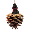 Conversation Concepts Poodle Chocolate W/Sport Cut Pinecone Pet Ornament