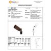 LED 3 Watt Low Voltage Landscape Lighting – Directional Light in Rust Finish