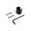 Deluxe Black Universal Steering Wheel Power Spinner Knob / Handle with Hardware