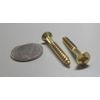 Brass #10  Phillips Flat Head Wood Screw x 1.50" Length, 25 Pcs