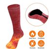 YIGC Heated Socks|Rechargeable Winter Warmers Cotton Thermal Socks RED/MEDIUM