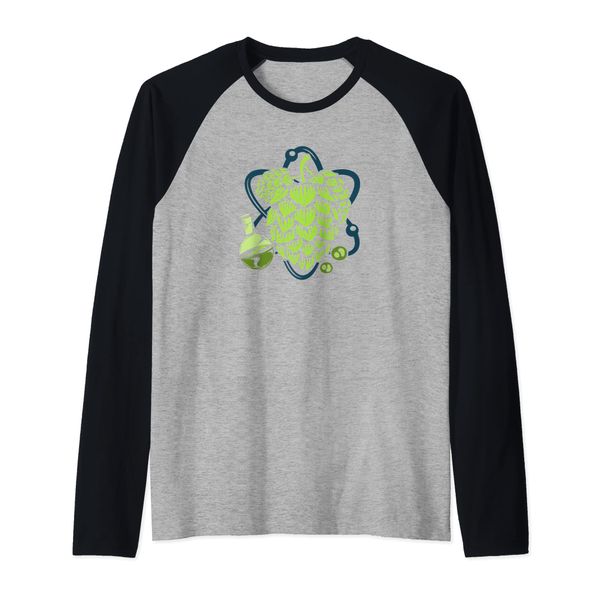 Home Brewing Science - IPA Craft Beer Brewer Raglan Baseball Tee