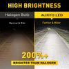 AUXITO 9006 LED Headlight Bulb Conversion Kit Low Beam White Super Bright 6500K