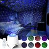 2-in-1 Star Projector Sound Machine Night Light Ocean Wave Bluetooth Speaker