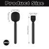 PMTFUMY Microphone Holder with Draft Shield for DJI Mic 1/2 & Wireless GO II - Handheld Adaptor & Mount for Interview Rig Replacement