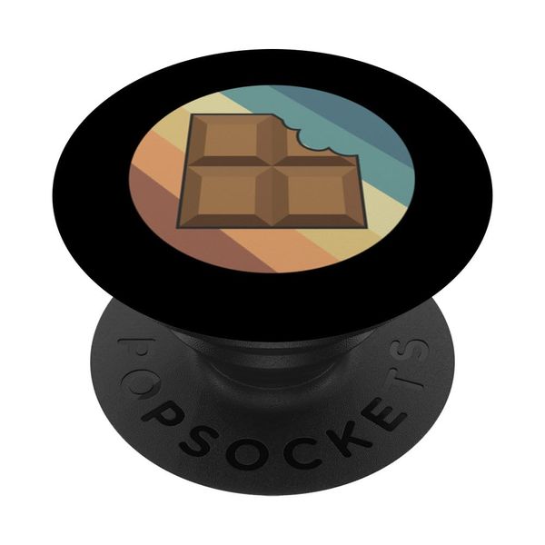Bar of Chocolate Candy Cocoa PopSockets Standard PopGrip