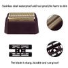 Professional 5 Star Series Finale Shaver Replacement Foil and Cutter Bar Assembly Compatible with wahl Shaver Foil 7031-100, 7043-100 Super Close Shaving Replacement Heads (red)
