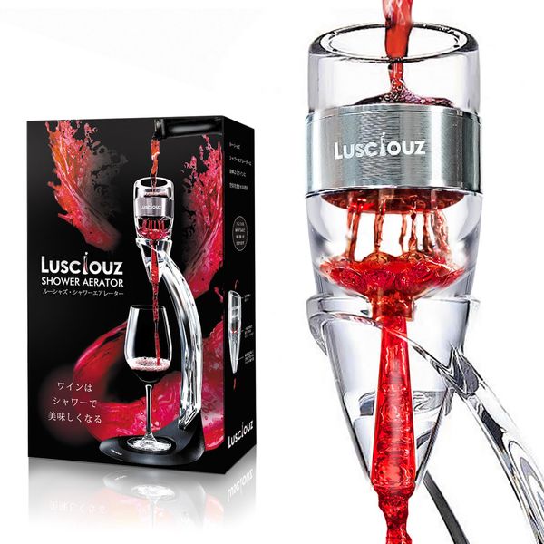 LUSCIOUZ Shower Aerator Decanter Wine Aerator