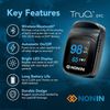 Nonin 02 SpO2 meter Model 3230 Bluetooth Smart Pulse Oximeter- 100% + reviews