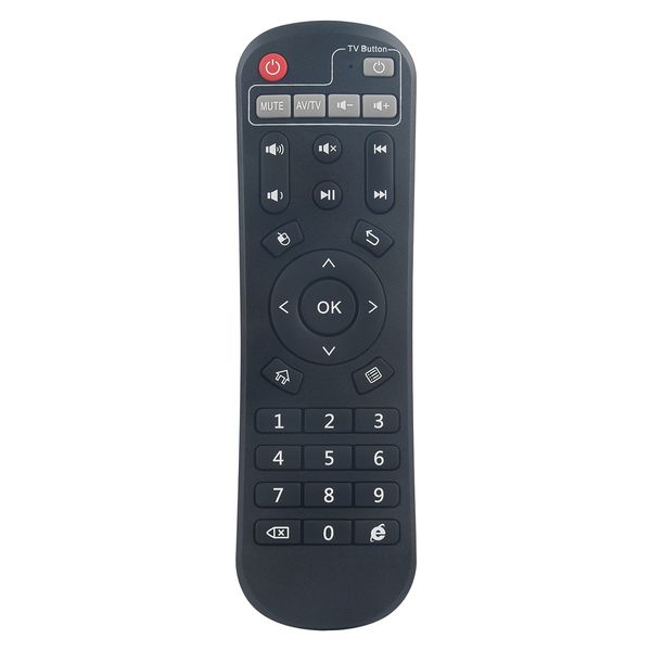 AULCMEET Replace Remote Control Compatible with Evpad 2, 2S, Pro, Pro Plus, Plus, 3 and 3s with Learn Function