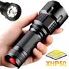 990000LM Adjustable Focus LED Flashlight Torch Light 26650 Zoom 3 Modes Lights