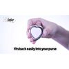 Minder Table Edge Bag Hanger Foldable Heart Shaped Safety Security Hook Holder Accessory (Blue)