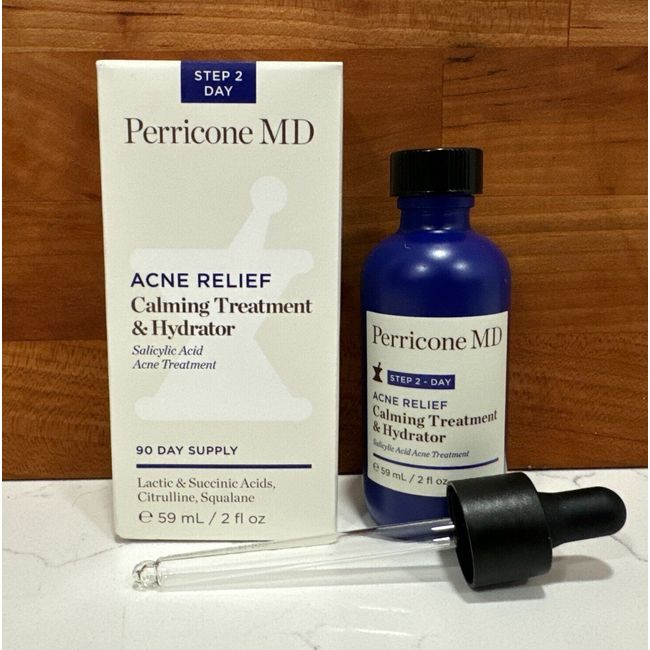 NIB Perricone MD Acne Relief Calming Treatment & Hydrator 2 oz / 59mL