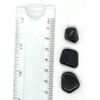 Black Obsidian Small Crystal Tumbled Stones - 5 Pc