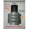 Electric Fireplace Heater Remote Control Holder. Wall mount. 3D Printed.