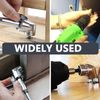 12PCS Screwdriver Bit & Right Angle Drill Set,Right Angle Drill Attachment with 10 PCS Screwdriver Bits Angle Drill Attachment,Durable Right Angle Screwdriver for Tight Corner Workspace,for 1/4" Drill