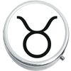 Taurus Zodiac Medicine Vitamin Compact Pill Box