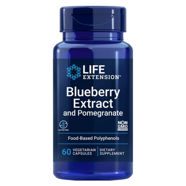 Blueberry Extract with Pomegranate 60 vcaps By Life Extension