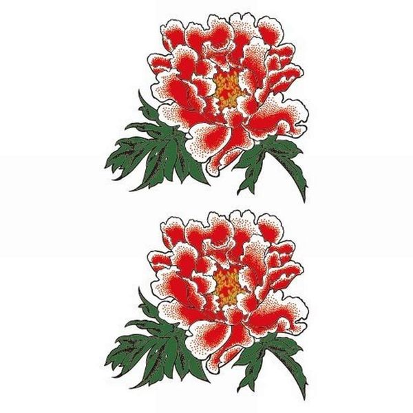 Festival Makeup R238 Red Peony Stippling (X in)